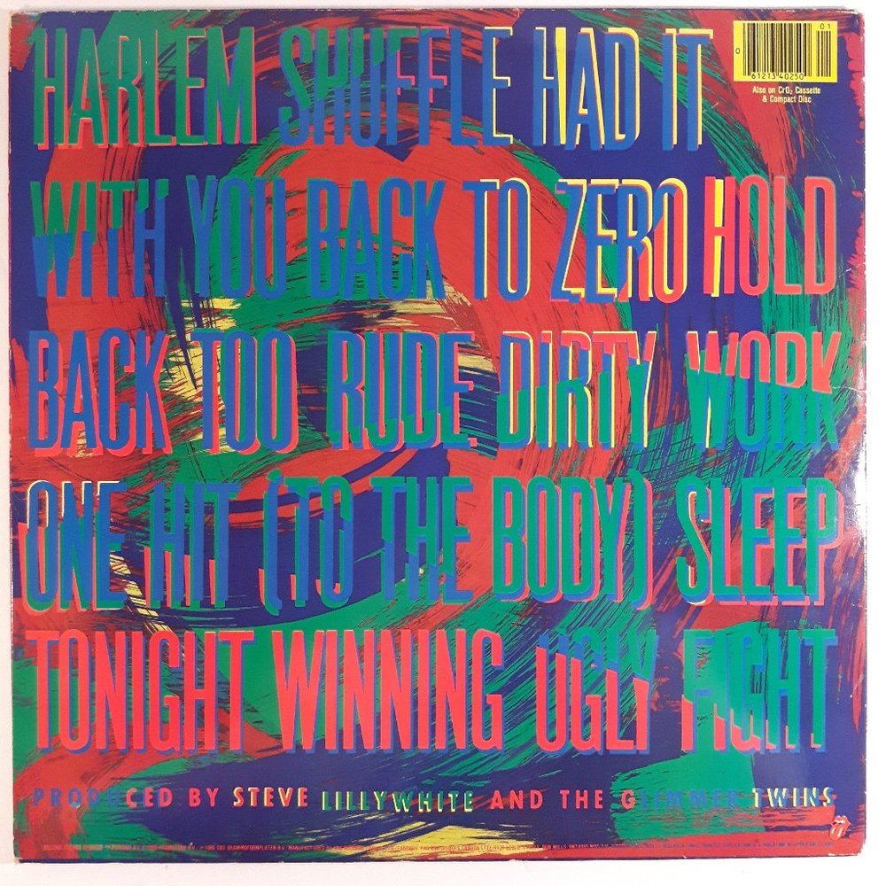 The Rolling Stones - Dirty Work - Vinyl LP Record - Picture 2 of 6